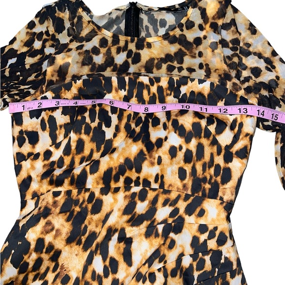 Karen Millen Leopard Print Dress | Size 2 - Picture 11 of 14